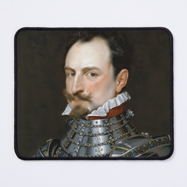 Item preview, Vintage Renaissance era painting of Royal Gentleman in Ruff collar designed and sold by Vintage Designs +.