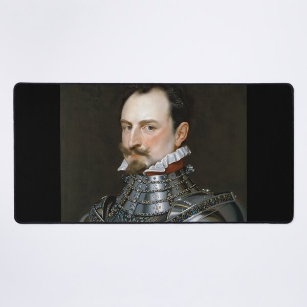 Item preview, Vintage Renaissance era painting of Royal Gentleman in Ruff collar designed and sold by Vintage Designs +.