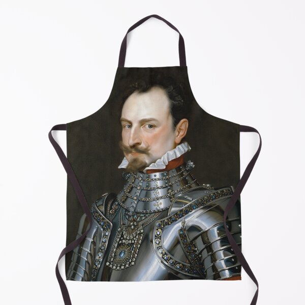 Item preview, Vintage Renaissance era painting of Royal Gentleman in Ruff collar designed and sold by Vintage Designs +.