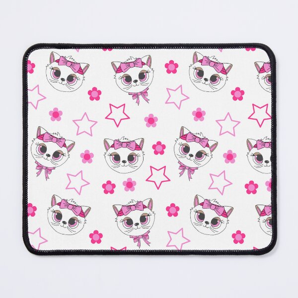 Item preview, Cute Kawaii White Cats Pattern designed and sold by HotHibiscus.
