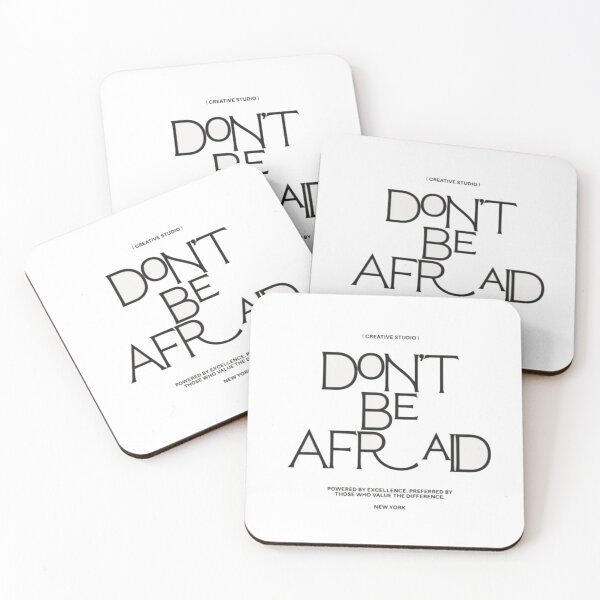 Item preview, Don't Be Afraid Motivation - Bold Black and White Streetwear Typography designed and sold by GenZFashion000.