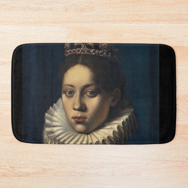 Item preview, Vintage Renaissance era painting of Royal Lady in Ruff collar designed and sold by Vintage Designs +.