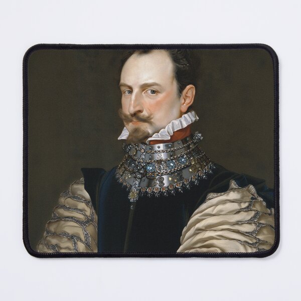 Item preview, Vintage Renaissance era painting of Royal Gentleman in Ruff collar designed and sold by Vintage Designs +.