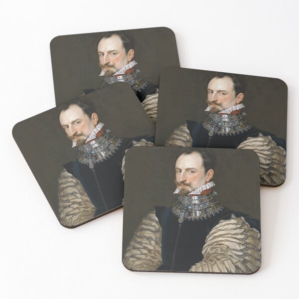 Item preview,  Vintage Renaissance era painting of Royal Gentleman in Ruff collar designed and sold by Vintage Designs +.