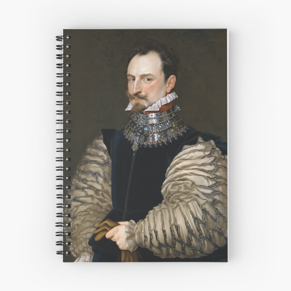 Item preview,  Vintage Renaissance era painting of Royal Gentleman in Ruff collar designed and sold by Vintage Designs +.