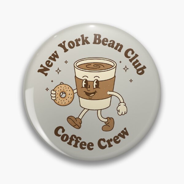 Item preview, New York Bean Club – Coffee Crew Donut Walk designed and sold by PostersMode.