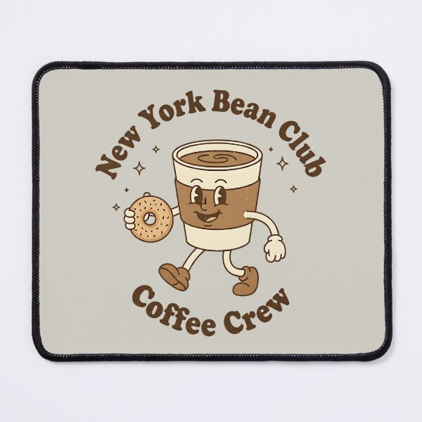 Item preview, New York Bean Club – Coffee Crew Donut Walk designed and sold by PostersMode.