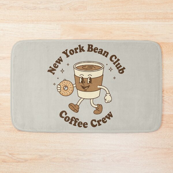 Item preview, New York Bean Club – Coffee Crew Donut Walk designed and sold by PostersMode.