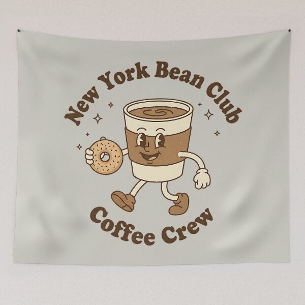 Item preview, New York Bean Club – Coffee Crew Donut Walk designed and sold by Studio Bootleg.