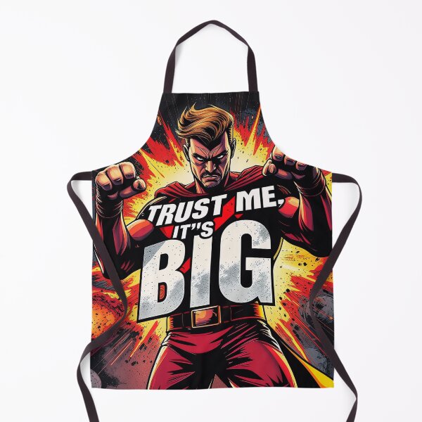 Item preview, TRUST ME IT'S BIG SUPERHERO designed and sold by lucidfrog.