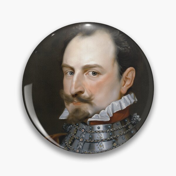 Item preview, Vintage Renaissance era painting of Royal Gentleman in Ruff collar designed and sold by Vintage Designs +.