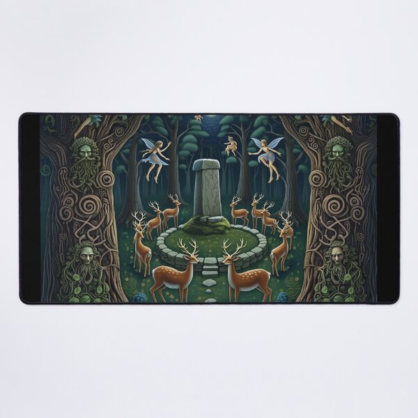 Item preview, Henge of the Fey beautiful fresco after William Morris designed and sold by Vintage Designs +.