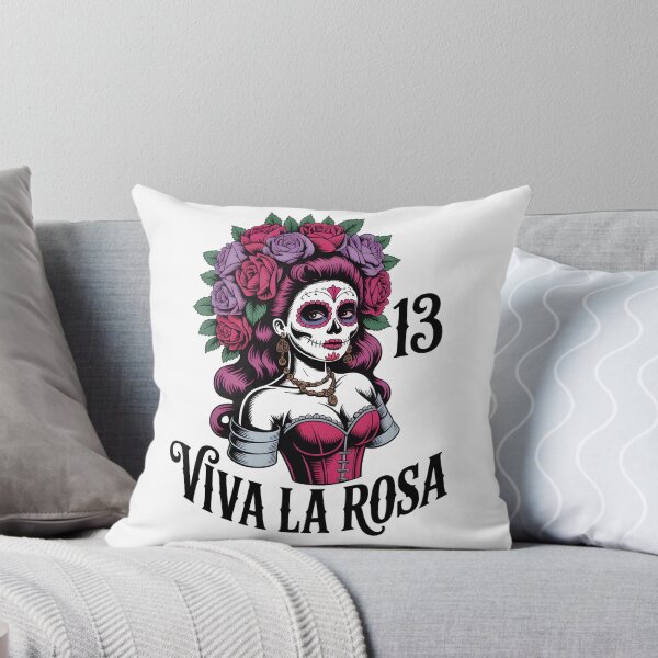 Item preview, Viva La Rosa - Stunning Sugar Skull Art Poster designed and sold by FestivityFinds.