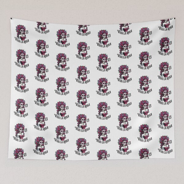 Item preview, Viva La Rosa - Stunning Sugar Skull Art Poster designed and sold by FestivityFinds.