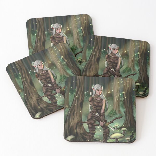 Item preview, Woodland Elf illustration designed and sold by Vintage Designs +.