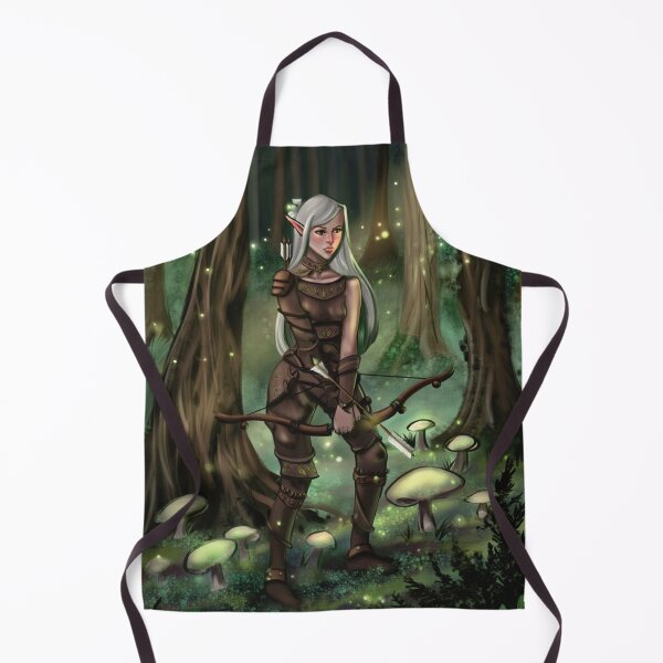 Item preview, Woodland Elf illustration designed and sold by Vintage Designs +.