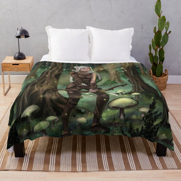 Item preview, Woodland Elf illustration designed and sold by Vintage Designs +.