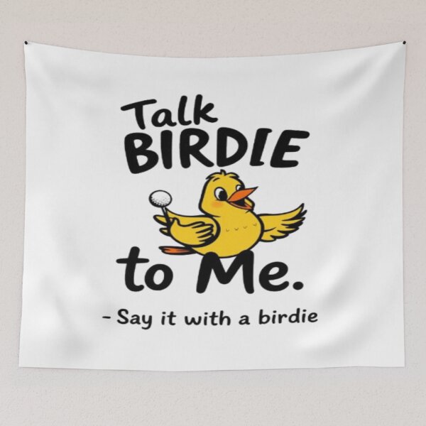 Item preview, Talk Birdie to Me – Funny Golf Pun Design designed and sold by CMdigit.