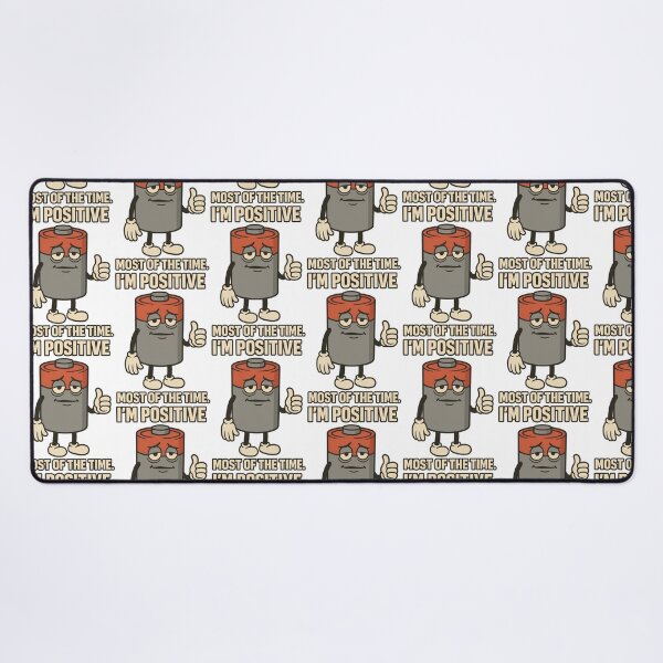 Item preview, I’m Positive Most of the Time Funny Battery Pun Design designed and sold by TeeTimeTreasure.