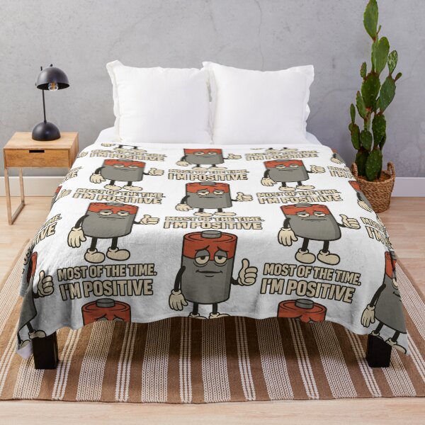 Item preview, I’m Positive Most of the Time Funny Battery Pun Design designed and sold by TeeTimeTreasure.