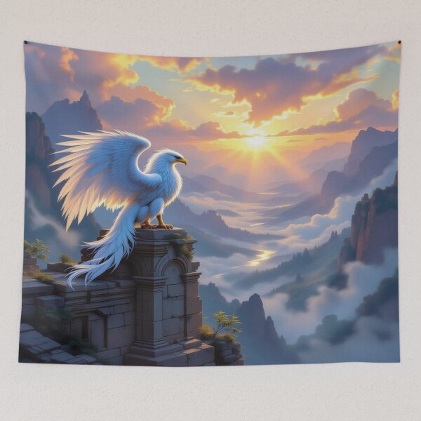 Item preview, Above the Clouds – A mystical guardian between Castle Dreams and Cosmic Light designed and sold by FotoworldEdel.