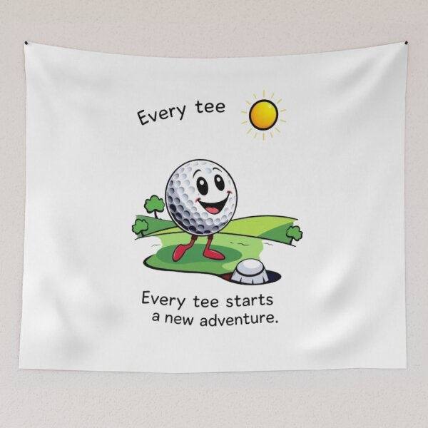 Item preview, Tee-rific Day – Cute Golf Pun Design designed and sold by CMdigit.