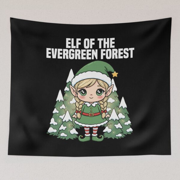 Item preview, ELF OF THE EVERGREEN FOREST - CHRISTMAS ELF designed and sold by KEF Custom.
