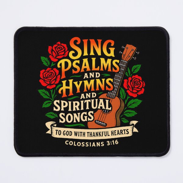 Item preview, Colossians 3:16 Sing Psalms And Hymns To God With Thankful Hearts designed and sold by plushism.