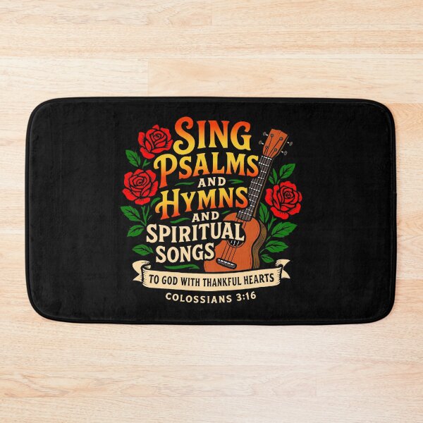 Item preview, Colossians 3:16 Sing Psalms And Hymns To God With Thankful Hearts designed and sold by plushism.