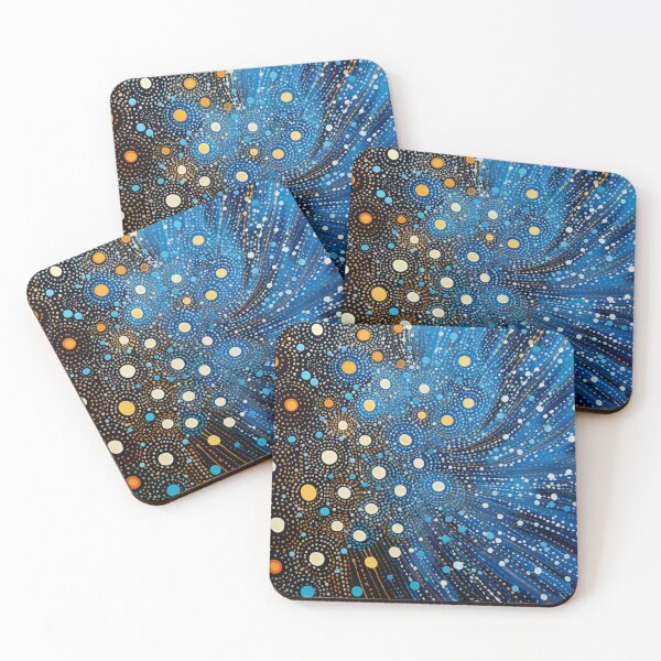Item preview, Aboriginal Inspired Dot Art - With Rain designed and sold by GrinGalore.