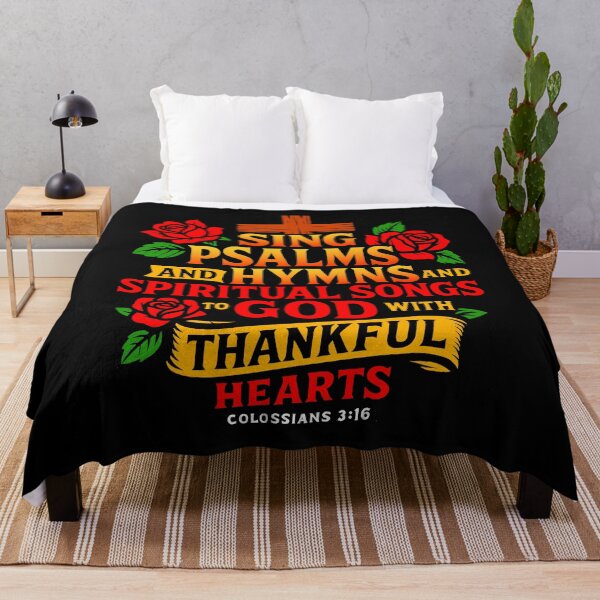 Item preview, Colossians 3:16 Sing Psalms And Hymns To God With Thankful Hearts designed and sold by plushism.