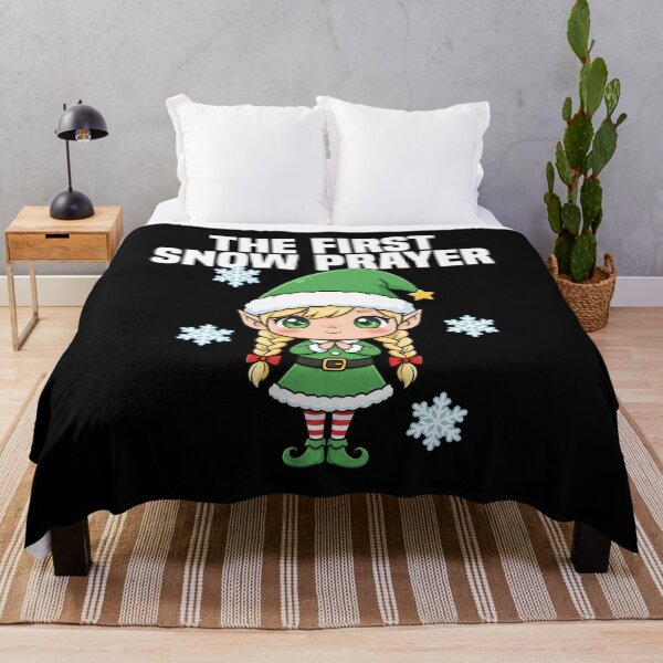 Item preview, THE FIRST SNOW PRAYER - CHRISTMAS ELF designed and sold by KEF Custom.