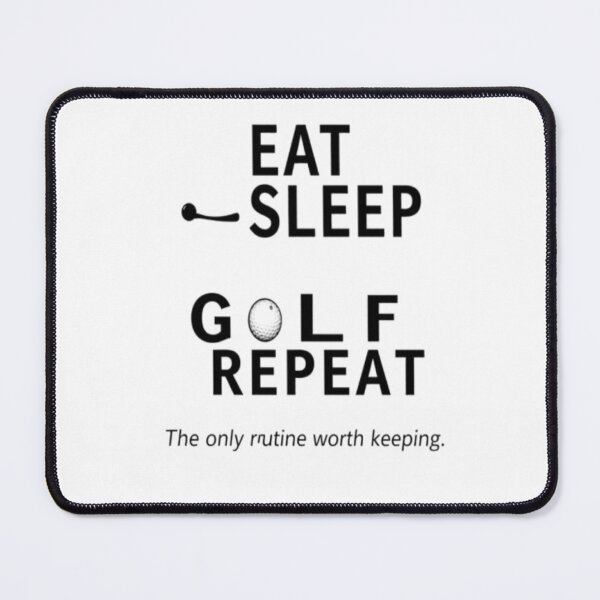 Item preview, Eat Sleep Golf Repeat – Minimalist Golf Lifestyle Design designed and sold by CMdigit.