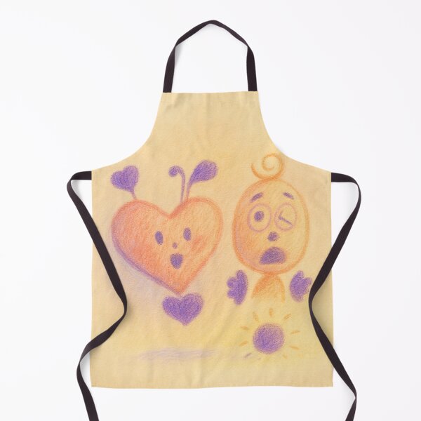 Item preview, Heart and Friend – Child’s Drawing of Love and Wonder designed and sold by AripriAndMomArt.
