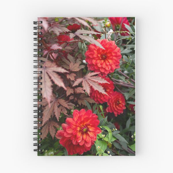 Item preview, Dahlia & cranberry hibiscus designed and sold by PariSeine.