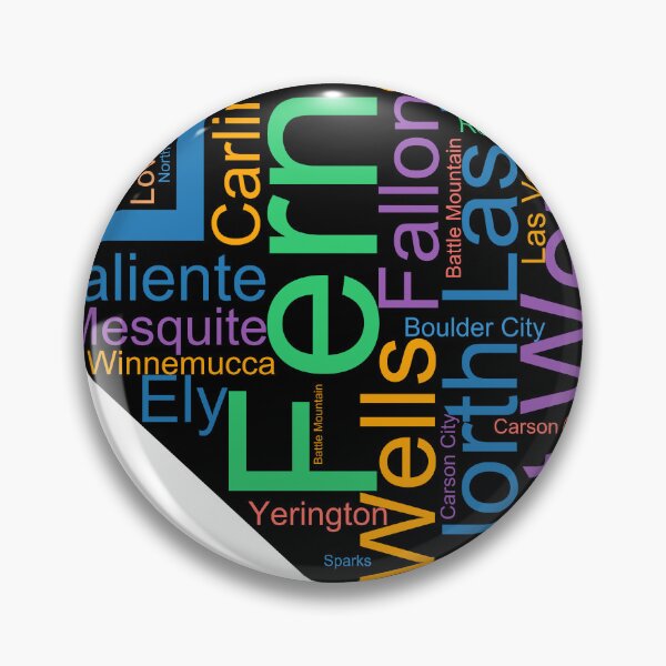 Item preview, Nevada Word Art With Cities designed and sold by TheIconSmith.