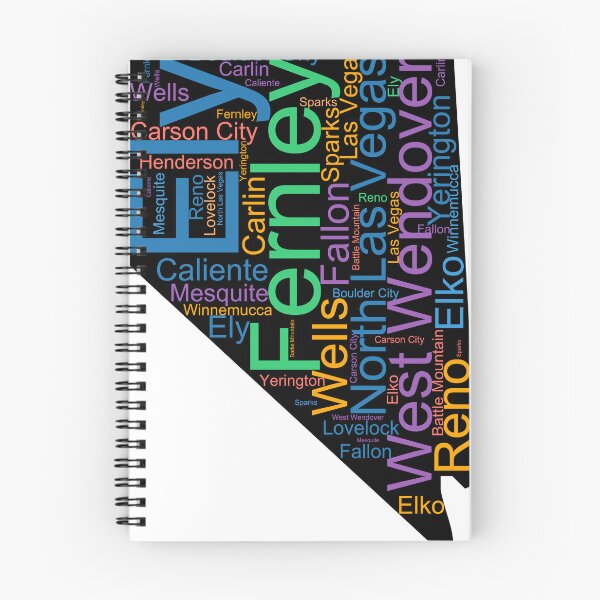 Item preview, Nevada Word Art With Cities designed and sold by TheIconSmith.