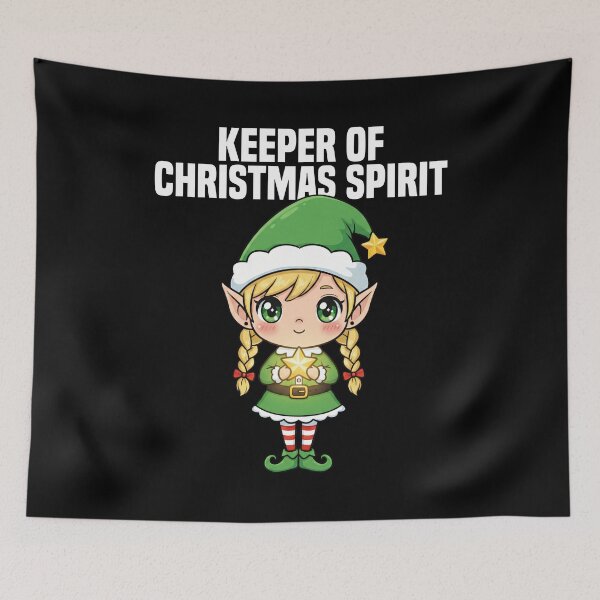 Item preview, KEEPER OF CHRISTMAS SPIRIT - CHRISTMAS ELF designed and sold by KEF Custom.