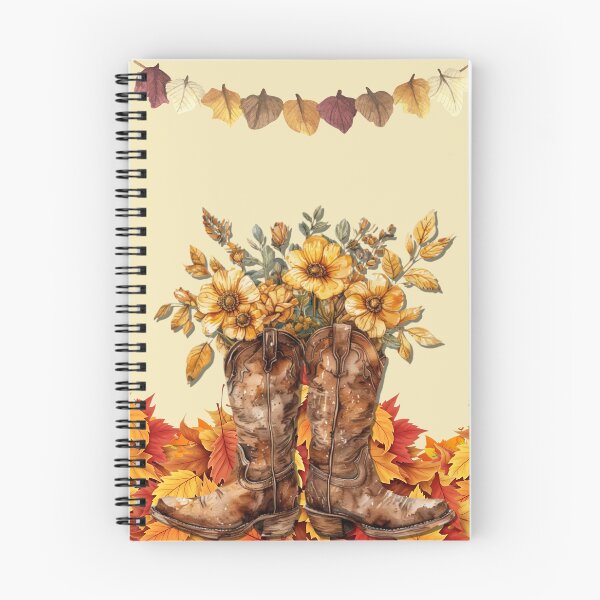 Item preview, Autumn Blooms & Boots designed and sold by Fantacaroo Designs.