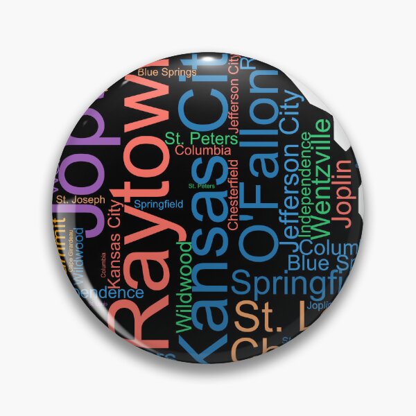 Item preview, Missouri Word Art With Cities designed and sold by TheIconSmith.