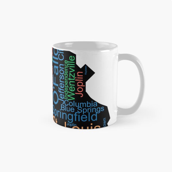 Item preview, Missouri Word Art With Cities designed and sold by TheIconSmith.