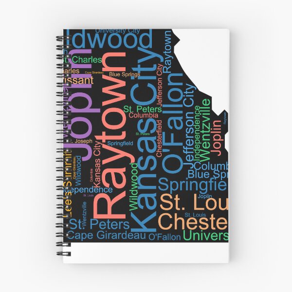 Item preview, Missouri Word Art With Cities designed and sold by TheIconSmith.
