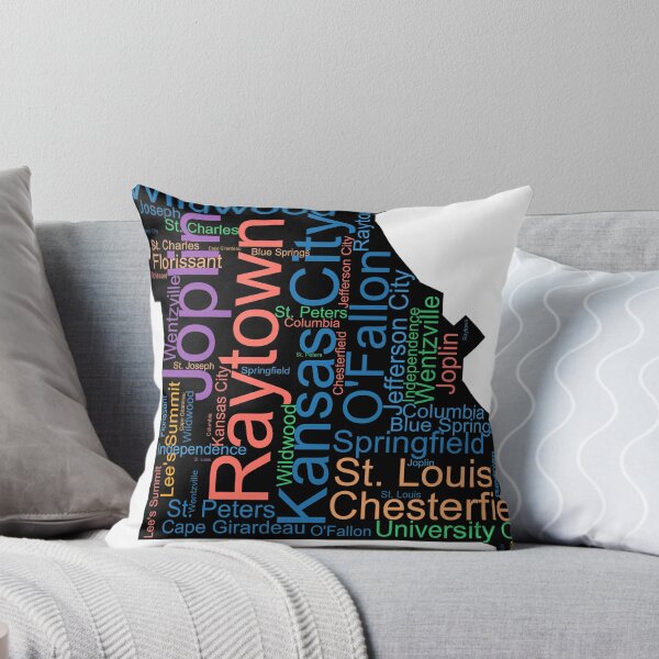 Item preview, Missouri Word Art With Cities designed and sold by TheIconSmith.