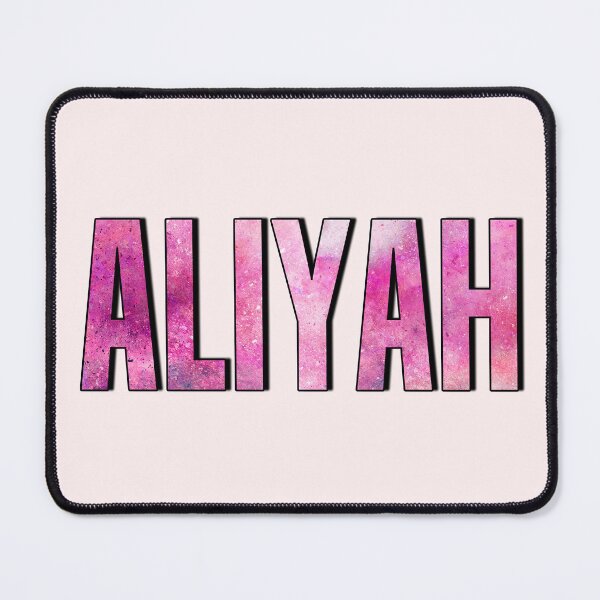 Item preview, Aliyah Personalized Name Birthday Tag Family Name Aliyah Girl Custom Name First Name Last Name designed and sold by HalloweenGift.
