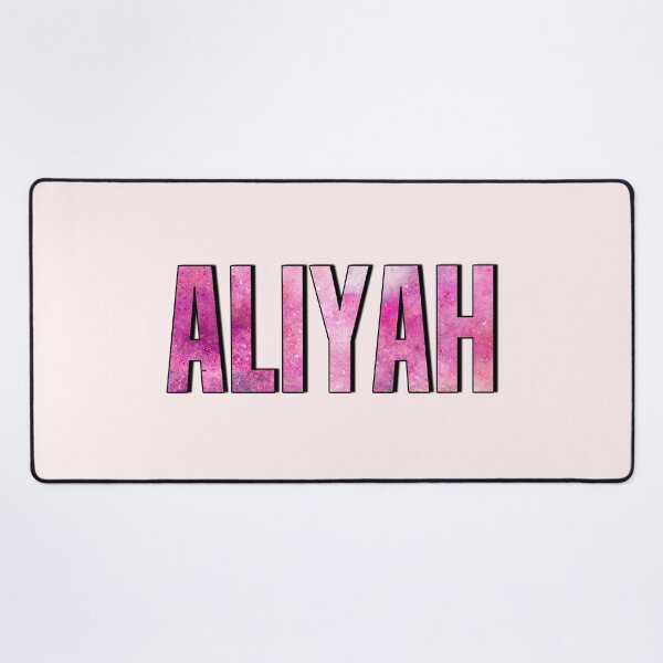Item preview, Aliyah Personalized Name Birthday Tag Family Name Aliyah Girl Custom Name First Name Last Name designed and sold by HalloweenGift.