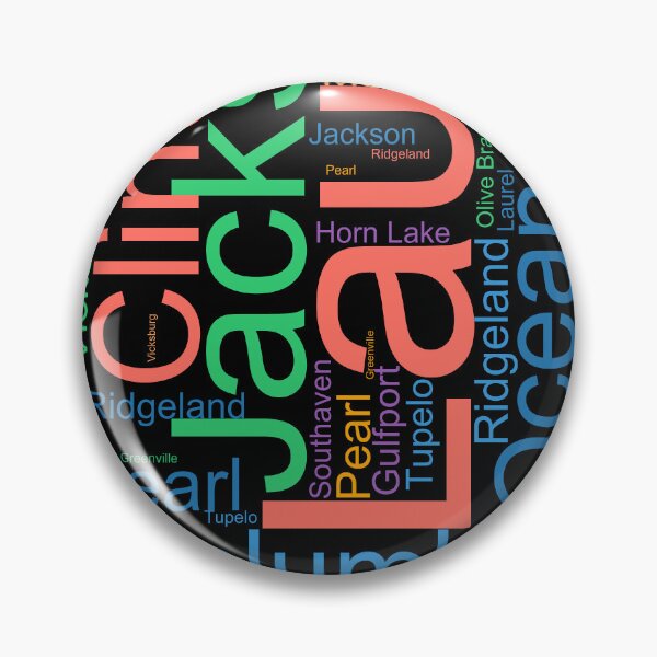 Item preview, Mississippi Word Art With Cities designed and sold by TheIconSmith.