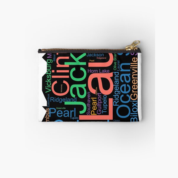 Item preview, Mississippi Word Art With Cities designed and sold by TheIconSmith.