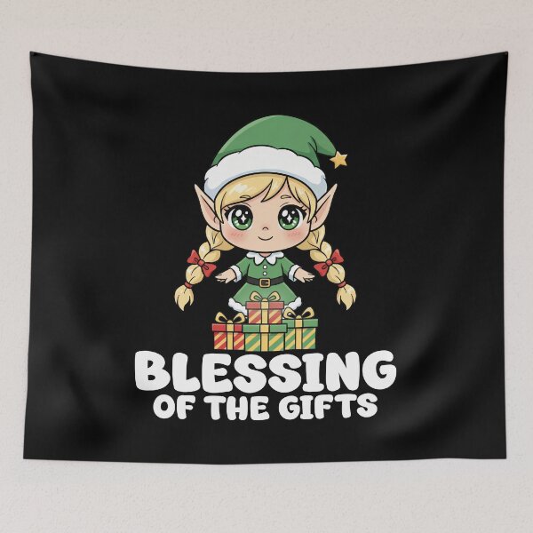 Item preview, BLESSING OF THE GIFTS - CHRISTMAS ELF designed and sold by KEF Custom.
