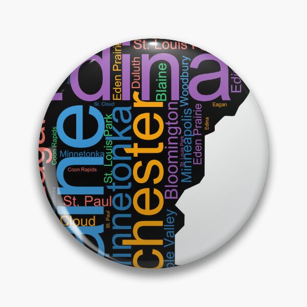 Item preview, Minnesota Word Art With Cities designed and sold by TheIconSmith.