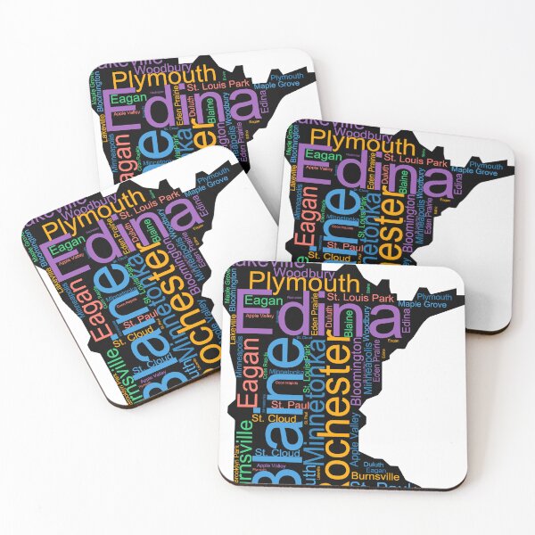 Item preview, Minnesota Word Art With Cities designed and sold by TheIconSmith.